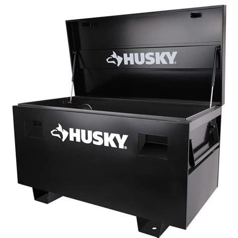 husky metal job box|husky job site tool box.